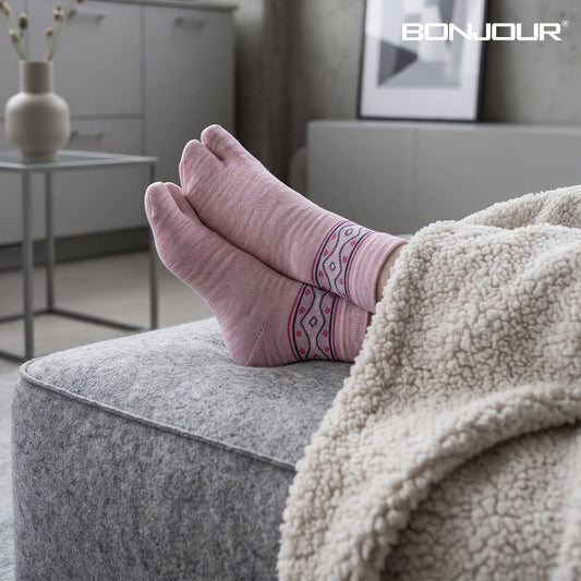 Woolen Ankle thumb Socks for Women - Pack of 4