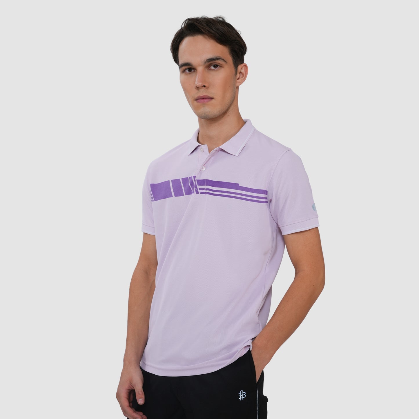 Men’s Polo Half Sleeve T-Shirt - Lilac