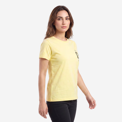 Bonjour Women’s  Round Neck Cotton Printed T-Shirt |  Half Sleeve Regular Fit Comfortable Tee