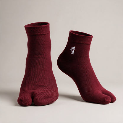 Women Designer Ankle Length Wool Thumb Socks - PO4