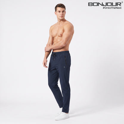 Men's Solid Trackpant- Navy Blue