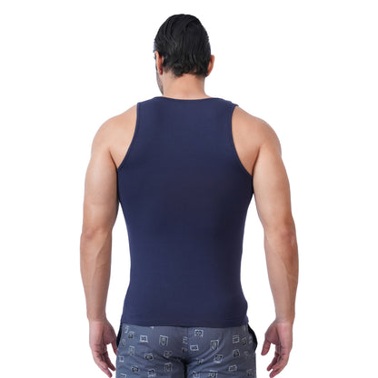 Bamboo Vest for Men - Navy (Pack of 1)