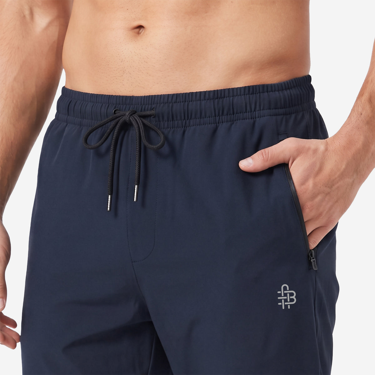 Men's Solid Trackpant- Navy Blue