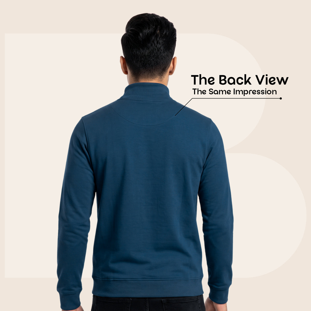 Men's Winter Turtleneck Sweatshirt | Polyester Cotton Blend | Extra Soft | Mens winter Wear|  Lightweight & Warm Full Sleeve High Neck Pullover for Men.