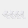 Men Club Class White Socks - Pack Of 4