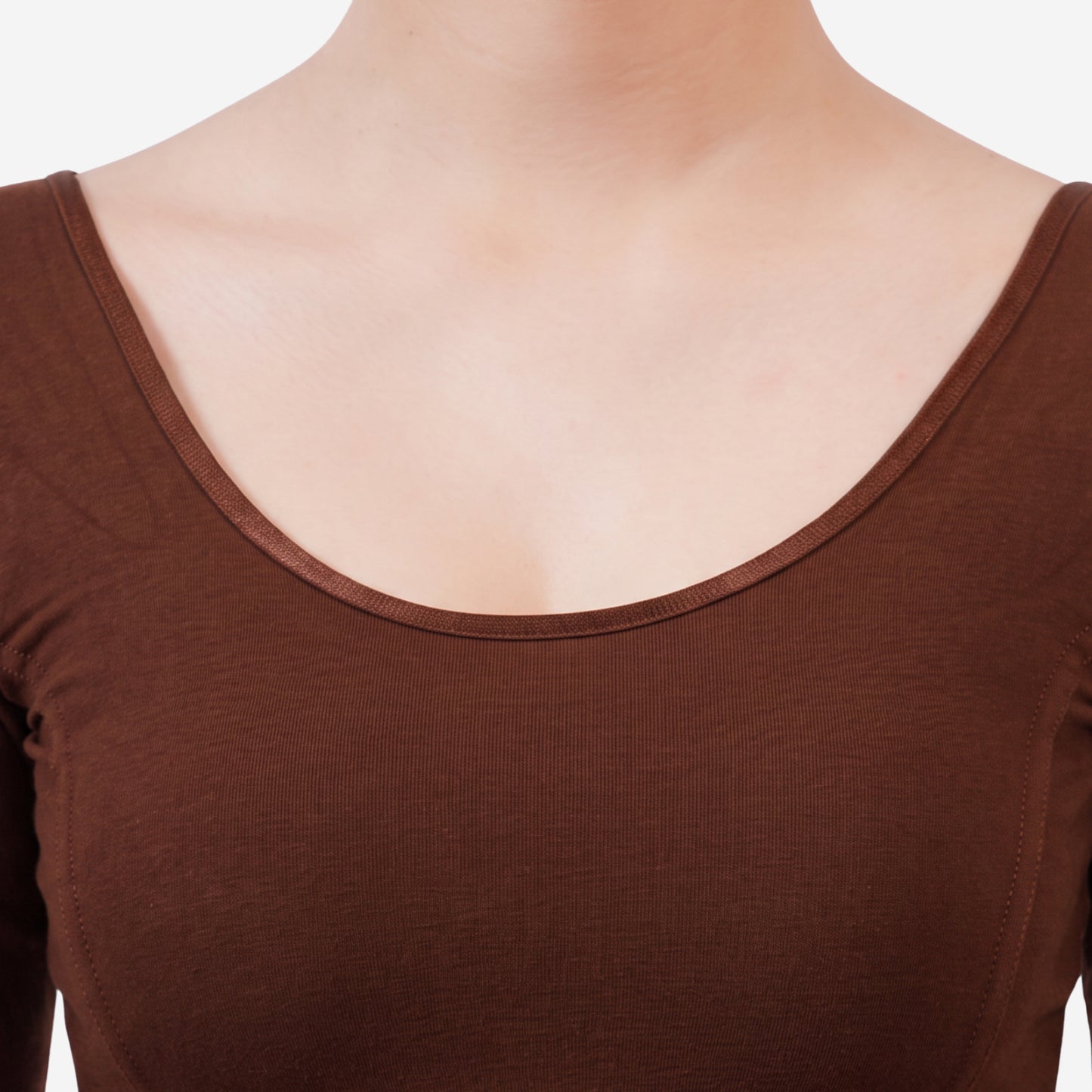 Vami Women's Cotton Stretchable Readymade Blouses - Baked Apple
