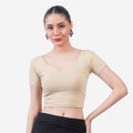 Vami Women's Cotton Stretchable Readymade Blouses - Perfect Skin