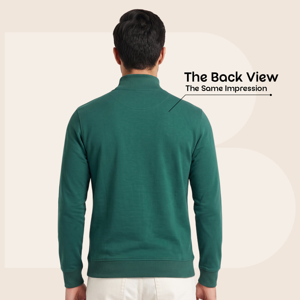 Men's Winter Turtleneck Sweatshirt | Polyester Cotton Blend | Extra Soft | Mens winter Wear|  Lightweight & Warm Full Sleeve High Neck Pullover for Men.