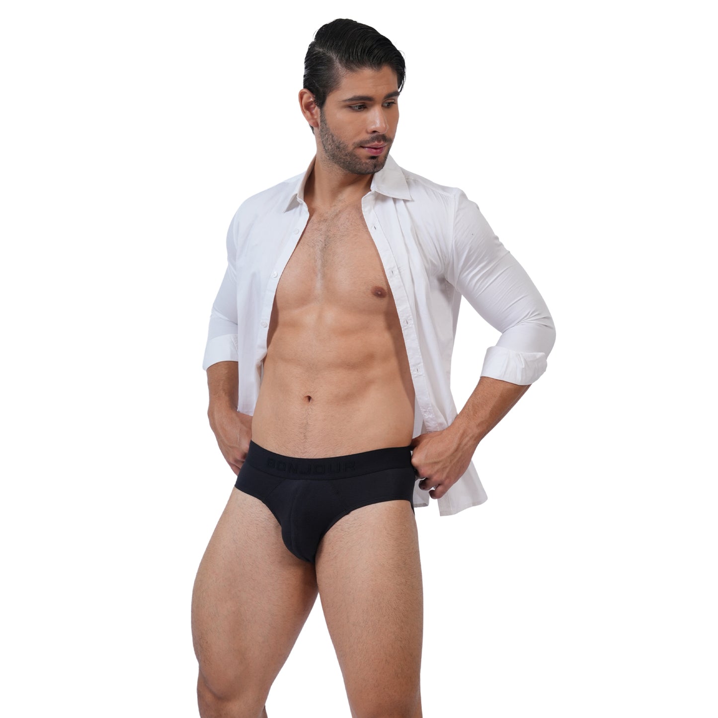 Men’s Bamboo Brief – Ultra Soft, Odour Free Black (Pack of 1)