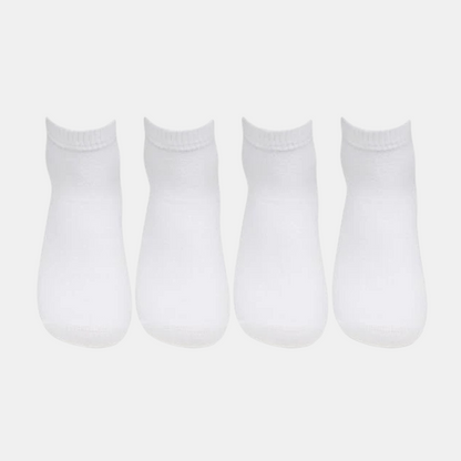Men Club Class White Socks - Pack Of 4
