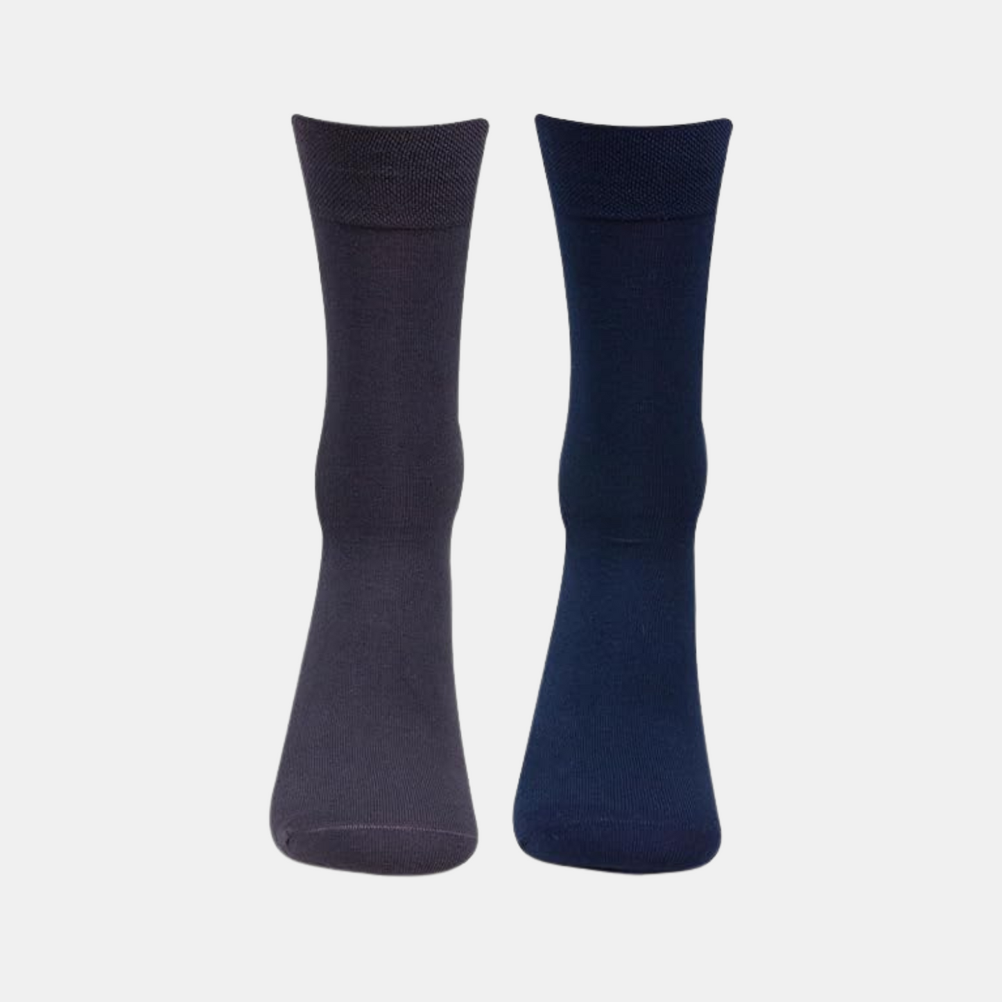 Men Club Class Socks (Navy Blue & Grey, Free size)