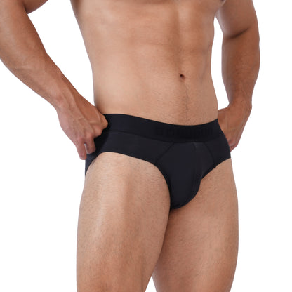 Men’s Bamboo Brief – Ultra Soft, Odour Free Black (Pack of 1)