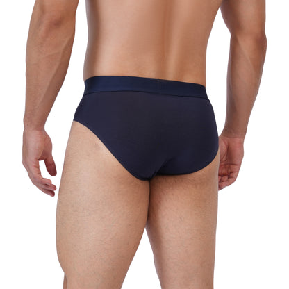 Men’s Bamboo Brief – Ultra Soft, Odour Free Navy (Pack of 1)