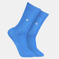 Cosmic Ribbed Formal Socks - Blue