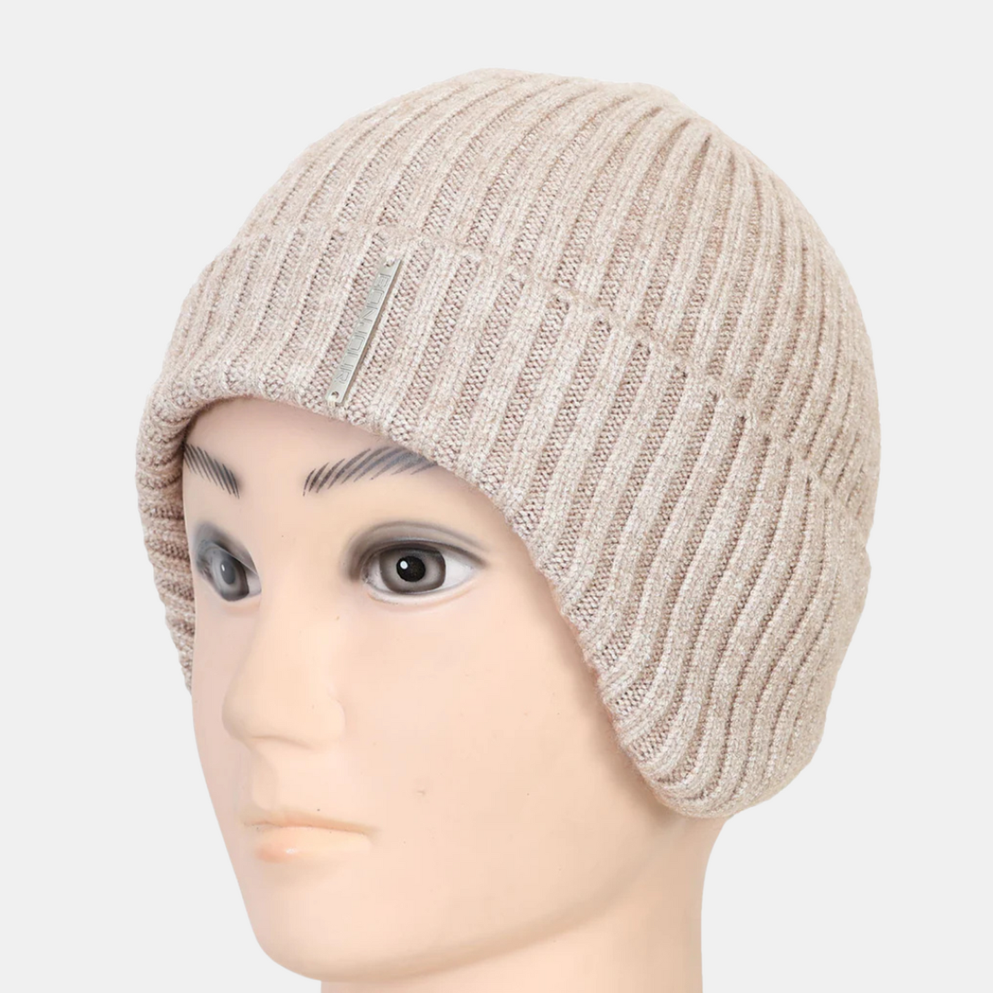 Unisex Ears Protection Woolen Beanie Cap