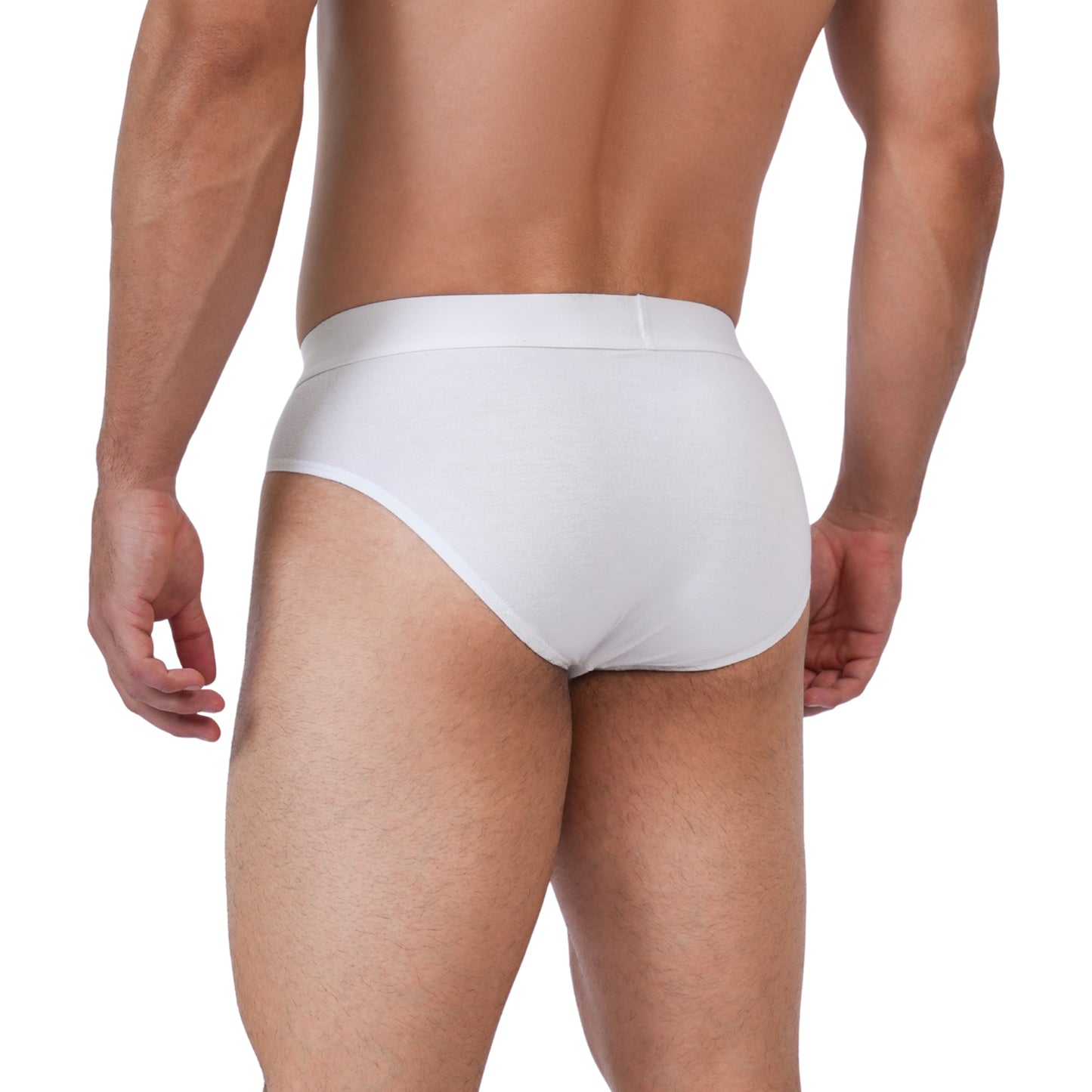 Men’s Bamboo Brief – Ultra Soft, Odour Free White (Pack of 1)