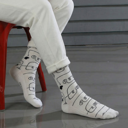 Frolic Fit Men's Bold Print Crew Socks