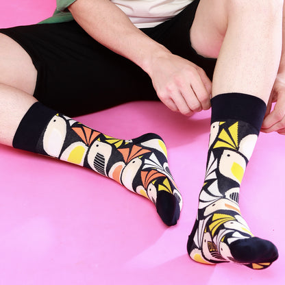 Zesty Prints Men Crew Socks