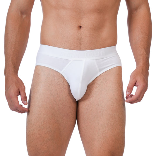 Men’s Bamboo Brief – Ultra Soft, Odour Free White (Pack of 1)