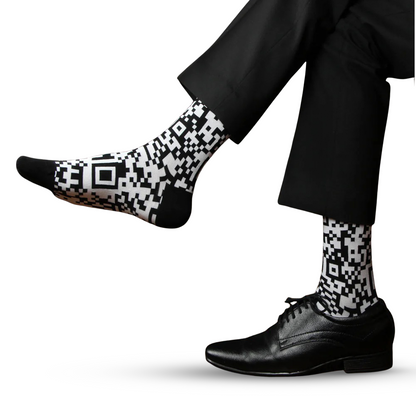 Elite Black & White Designer Socks for Men - Pack of 3