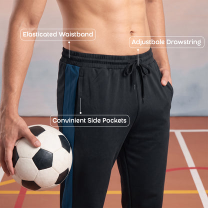 Bonjour Men's Polyester Winter Tracksuit Set Jacket