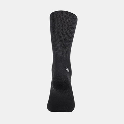 Men's Crew Length Diabetic Socks (Black)