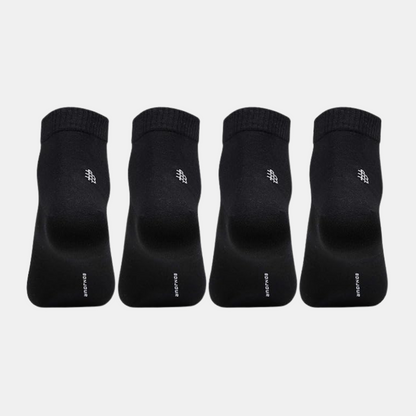 Men Club Class Black Ankle Socks - Pack of 4