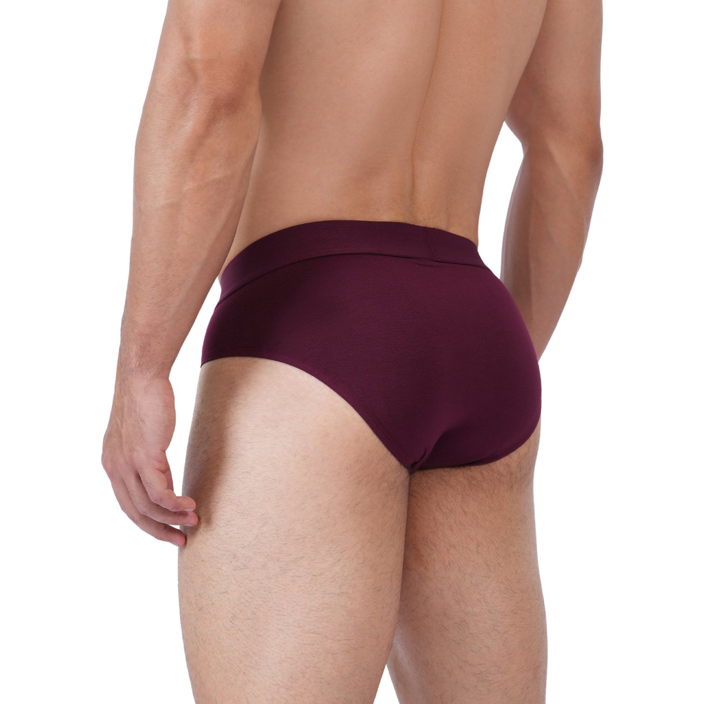 Men’s Bamboo Brief – Ultra Soft, Odour Free Midnight Plum (Pack of 1)