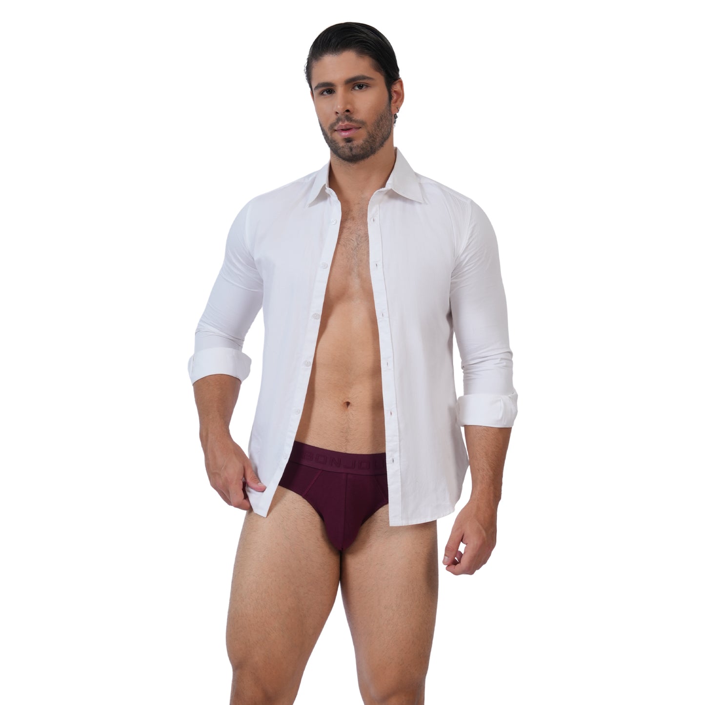 Men’s Bamboo Brief – Ultra Soft, Odour Free Midnight Plum (Pack of 1)