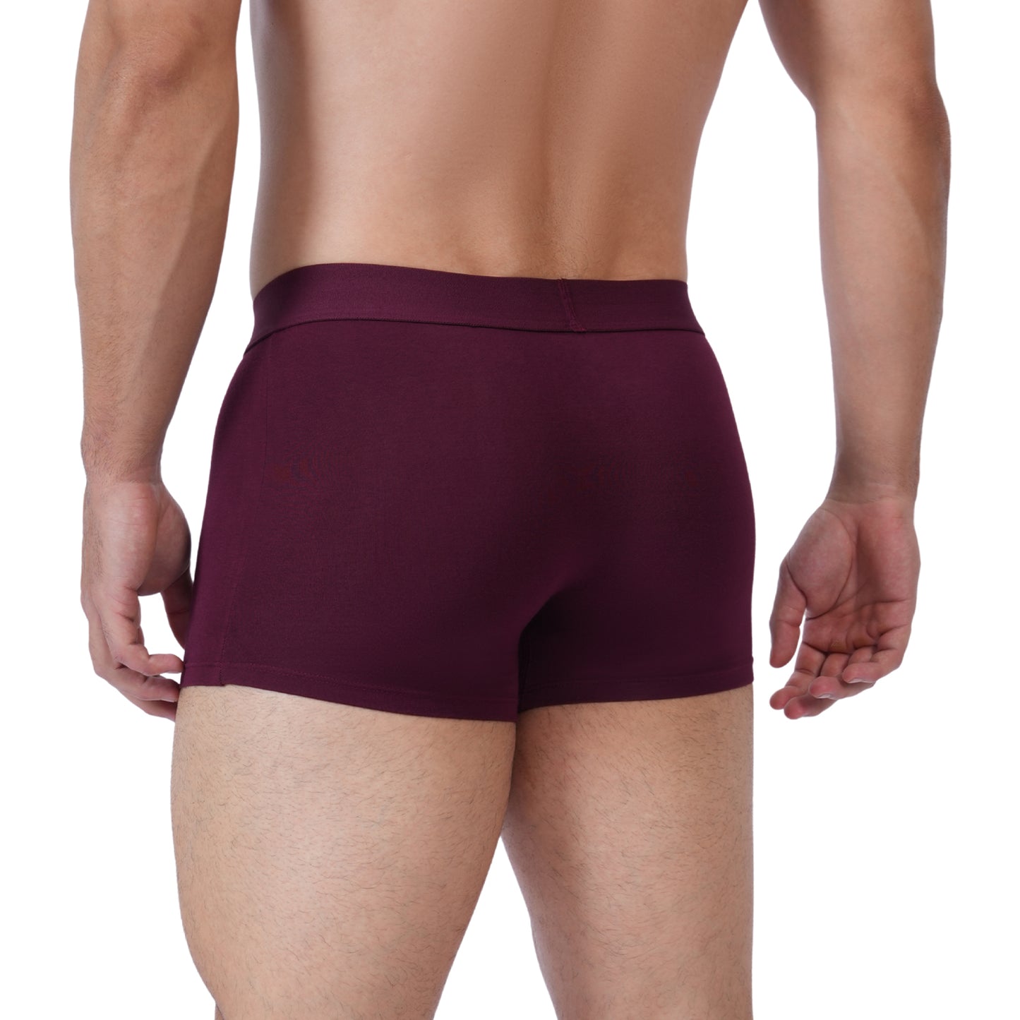 Men’s Bamboo Trunk Ultra Soft, Odour Free - Midnight Plum (Pack of 1)