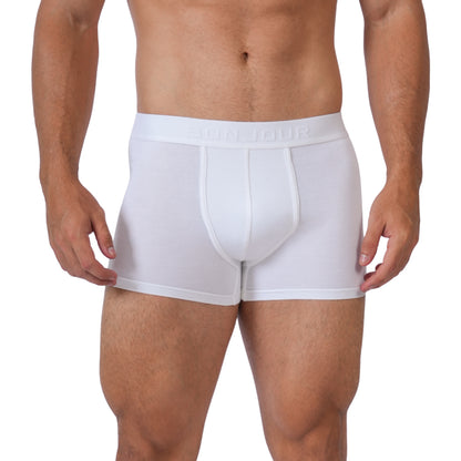 Men’s Bamboo Trunk Ultra Soft, Odour Free - White (Pack of 1)
