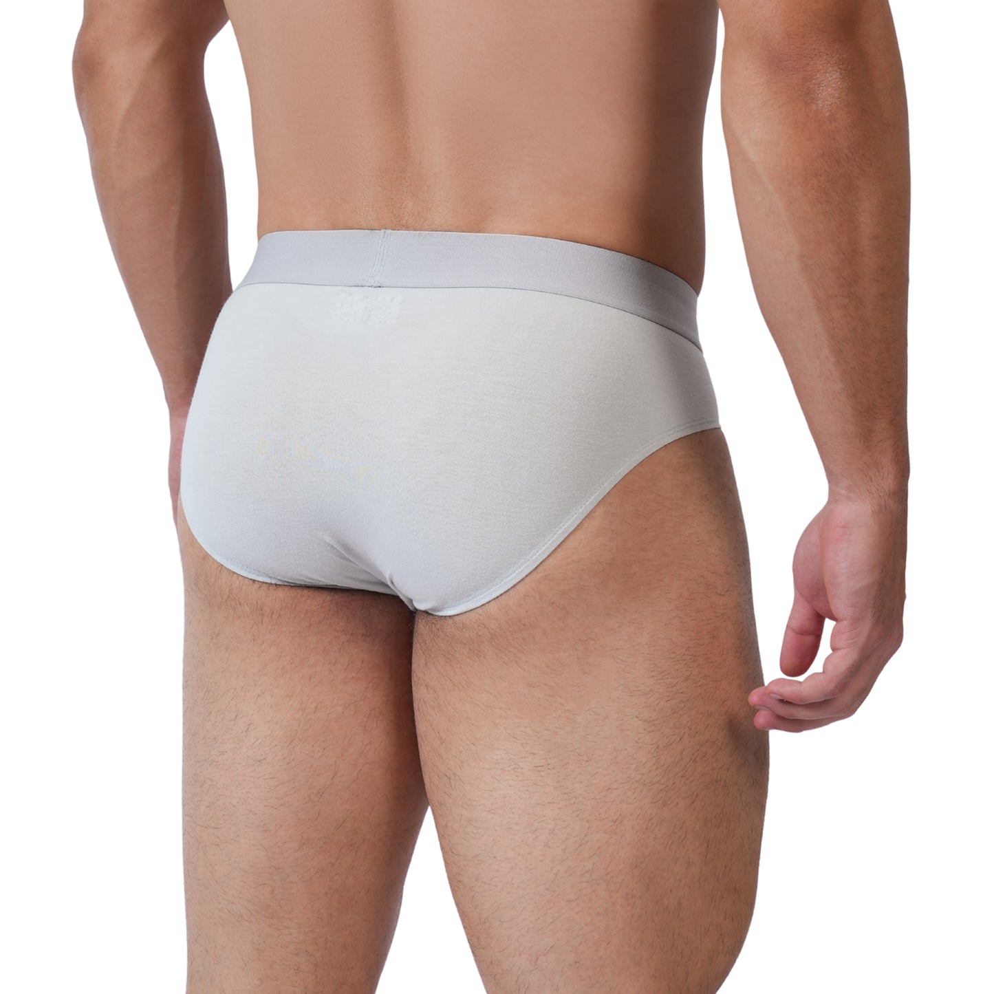 Men’s Bamboo Brief – Ultra Soft, Odour Free Grey Mist (Pack of 1)