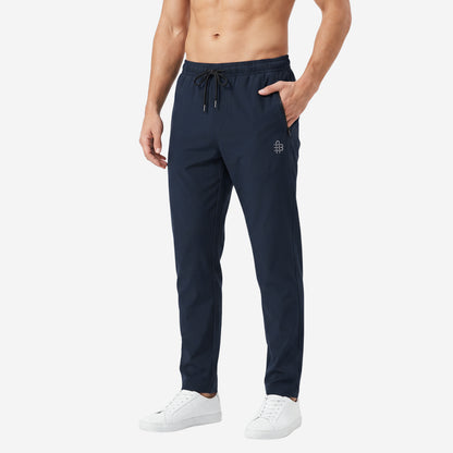 Men's Solid Trackpant- Navy Blue