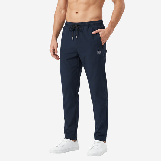 Men's Solid Trackpant- Navy Blue