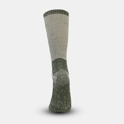 Double Layered Woolen Socks for Men (for upto -50degree) (Color:- Green/Black)
