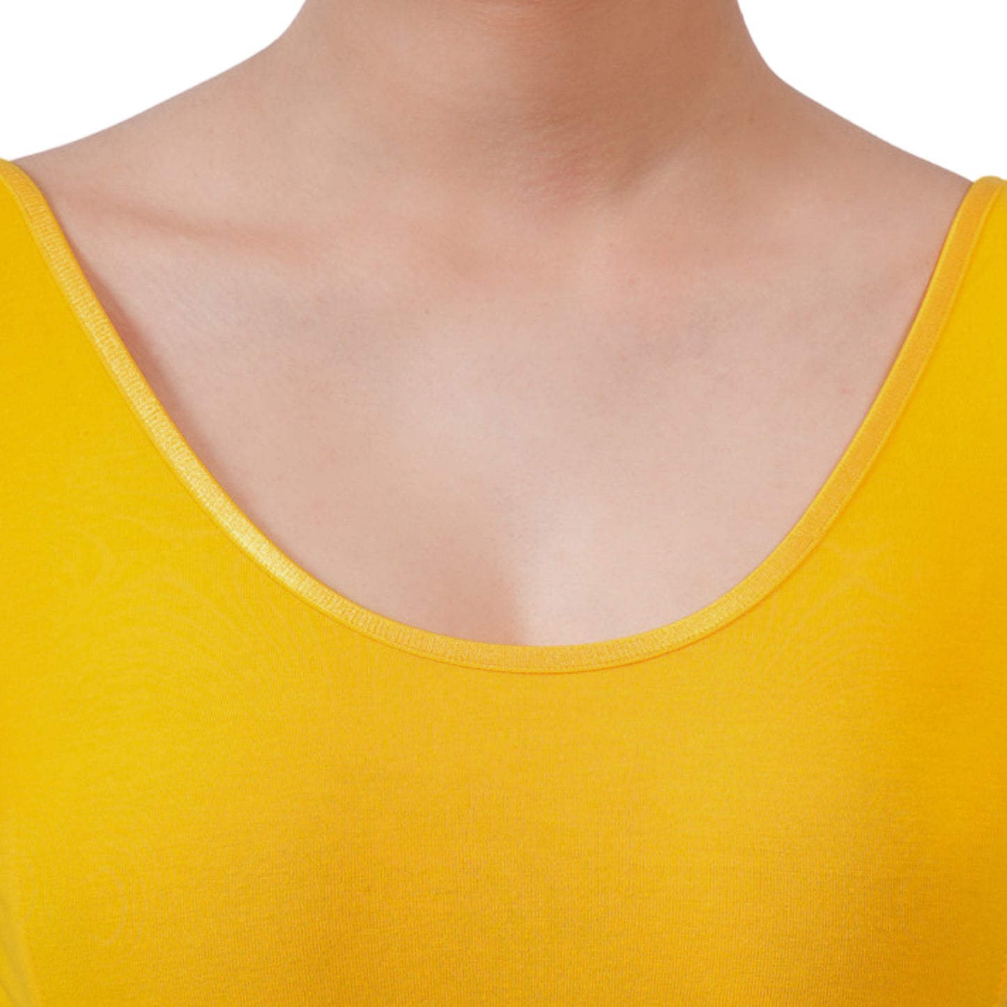 Vami Women's Cotton Stretchable Readymade Blouses - Sun Flower