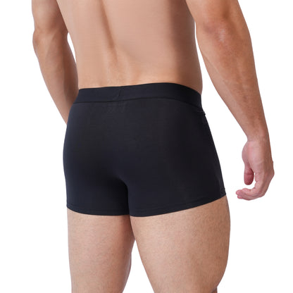 Men’s Bamboo Trunk Ultra Soft, Odour Free - Black (Pack of 1)