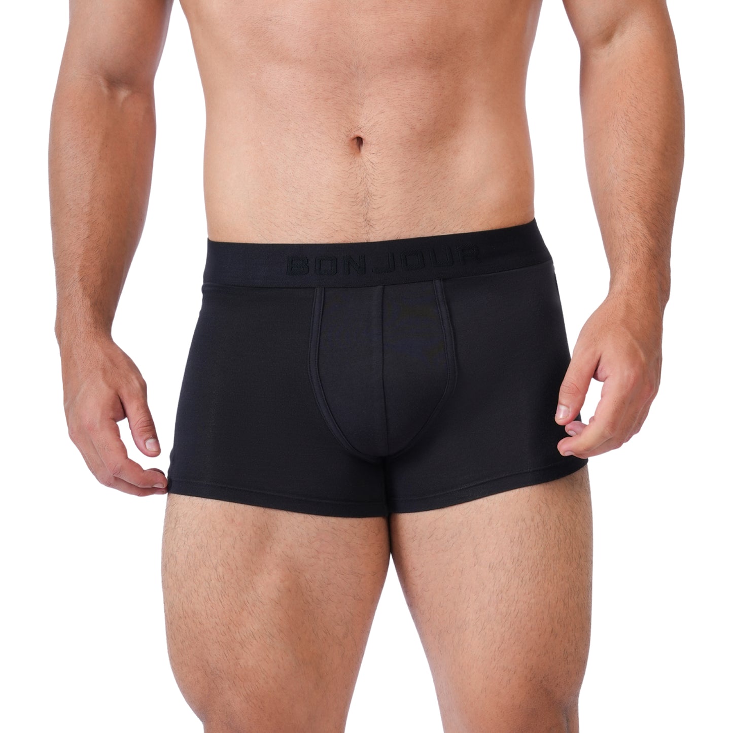 Men’s Bamboo Trunk Ultra Soft, Odour Free - Black (Pack of 1)