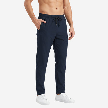 Men's Solid Trackpant- Navy Blue