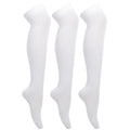 White Formal Stockings  For School Girls - Pack of 3
