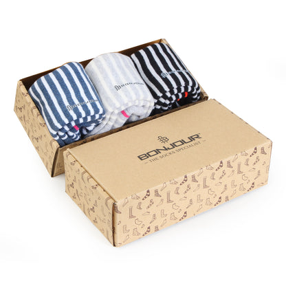 Women Ankle Length Cushioned Sports Socks-Pack Of 3