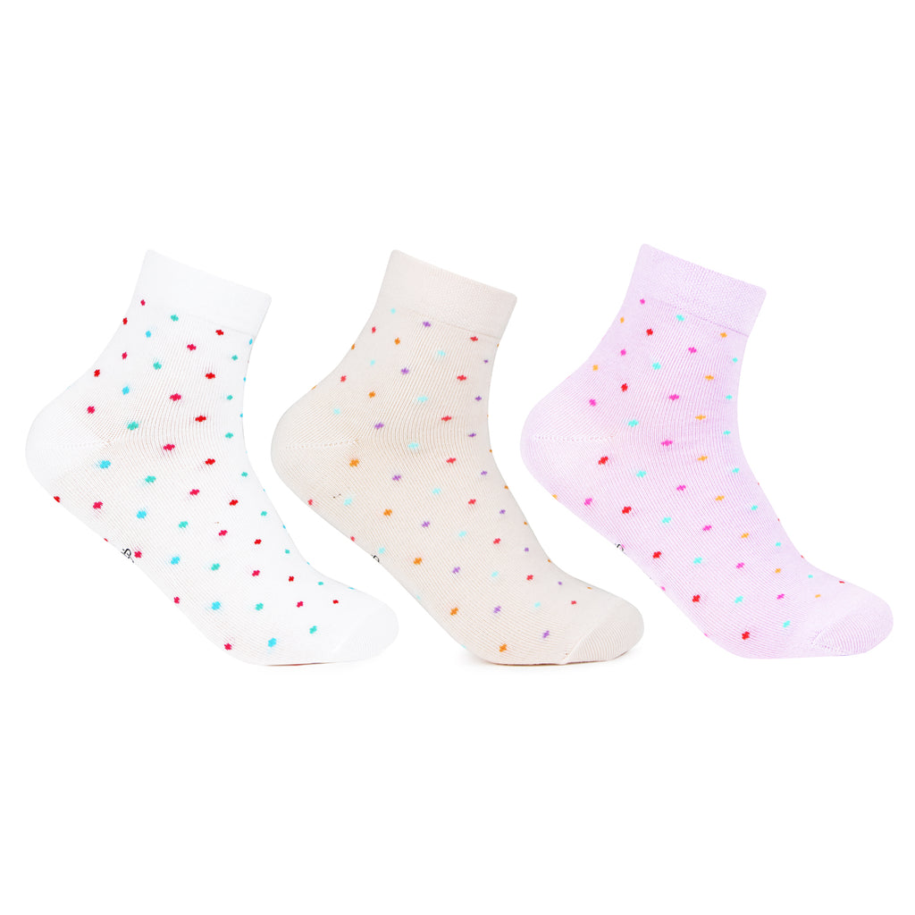 Women's Minimalistic Buzz Anklet Socks - Pack of 3