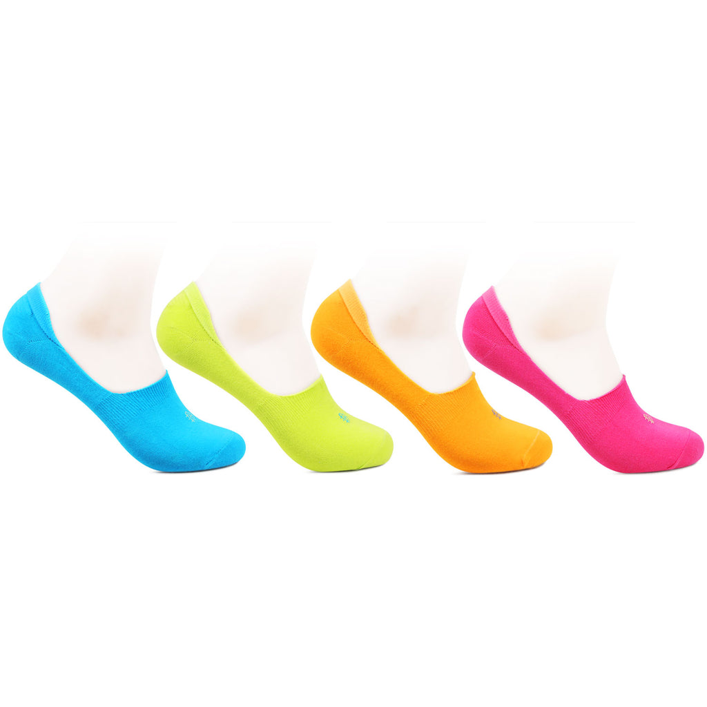 Unisex Cotton Loafer Socks - Pack Of 4