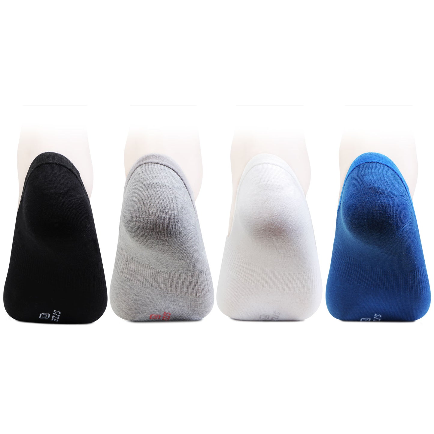 Unisex Multicolor Cotton Footlets Socks -Pack Of 4
