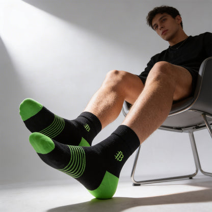 Men Cotton Multicolored Ankle Bold Socks- Pack of 4