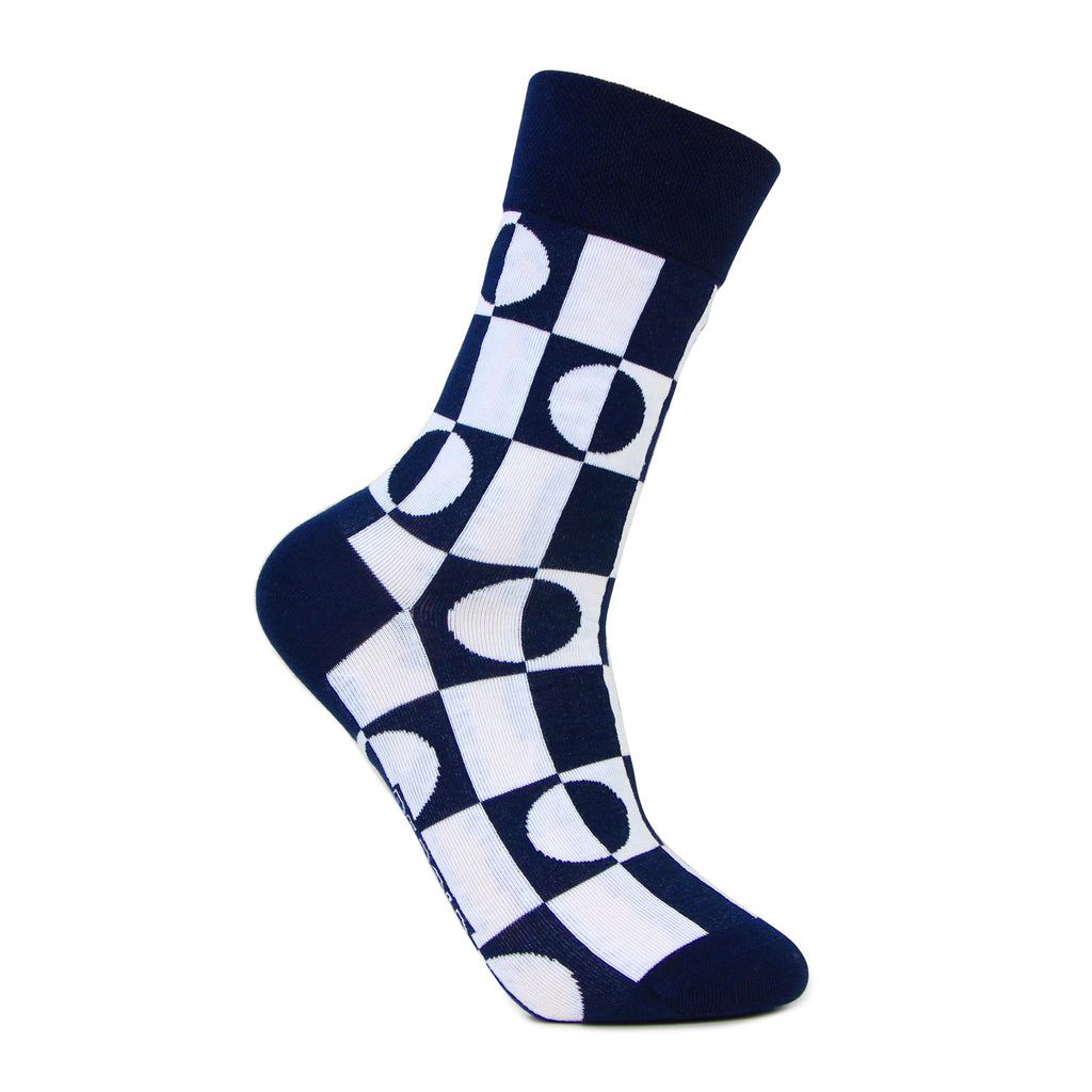 Men's Designer Premium Socks - Navy