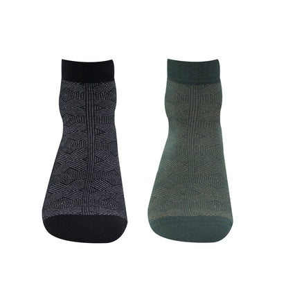 Men’s Geometric Pattern Ankle Socks