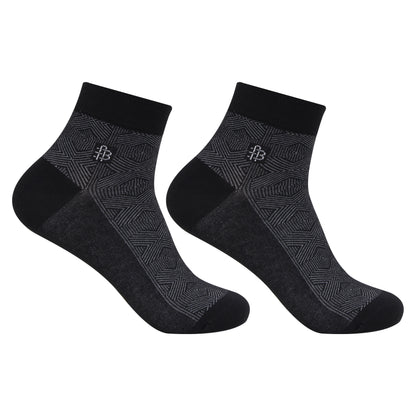 Men’s Geometric Pattern Ankle Socks