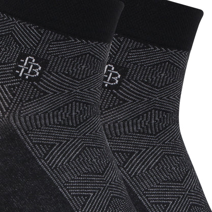 Men’s Geometric Pattern Ankle Socks