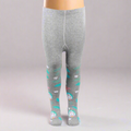 Doraemon Printed Knitted Tights For Baby Girls & Baby Boys (Light Grey)
